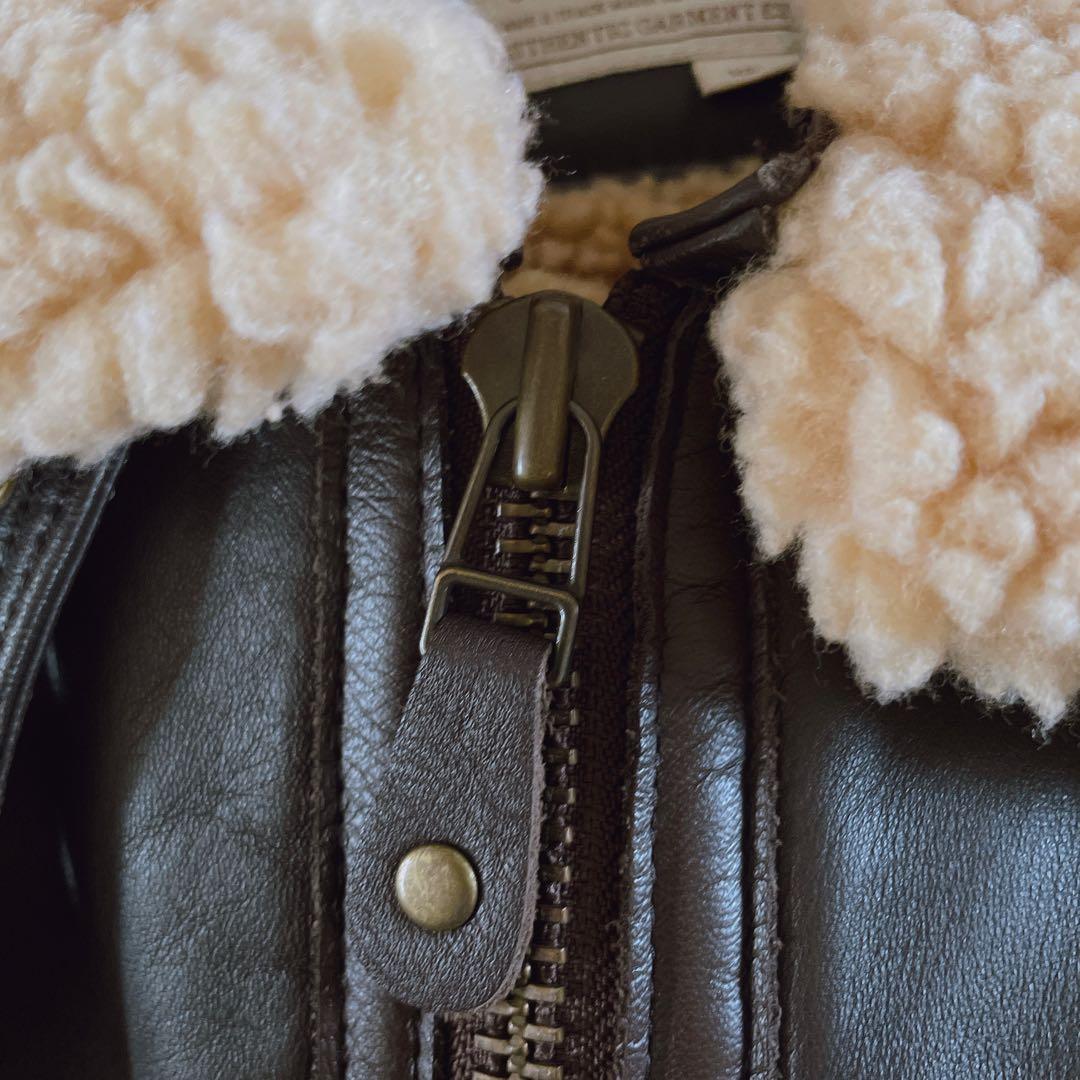 美品 AVIREX アヴィレックス B-3 フライトジャケット　羊革 XL