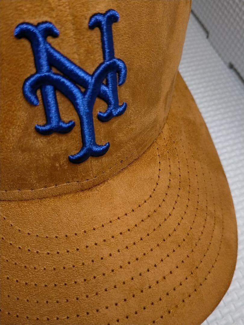 『LP 7 5/8』ニューエラ 希少 激レアキャップ NYメッツ スウェード素材