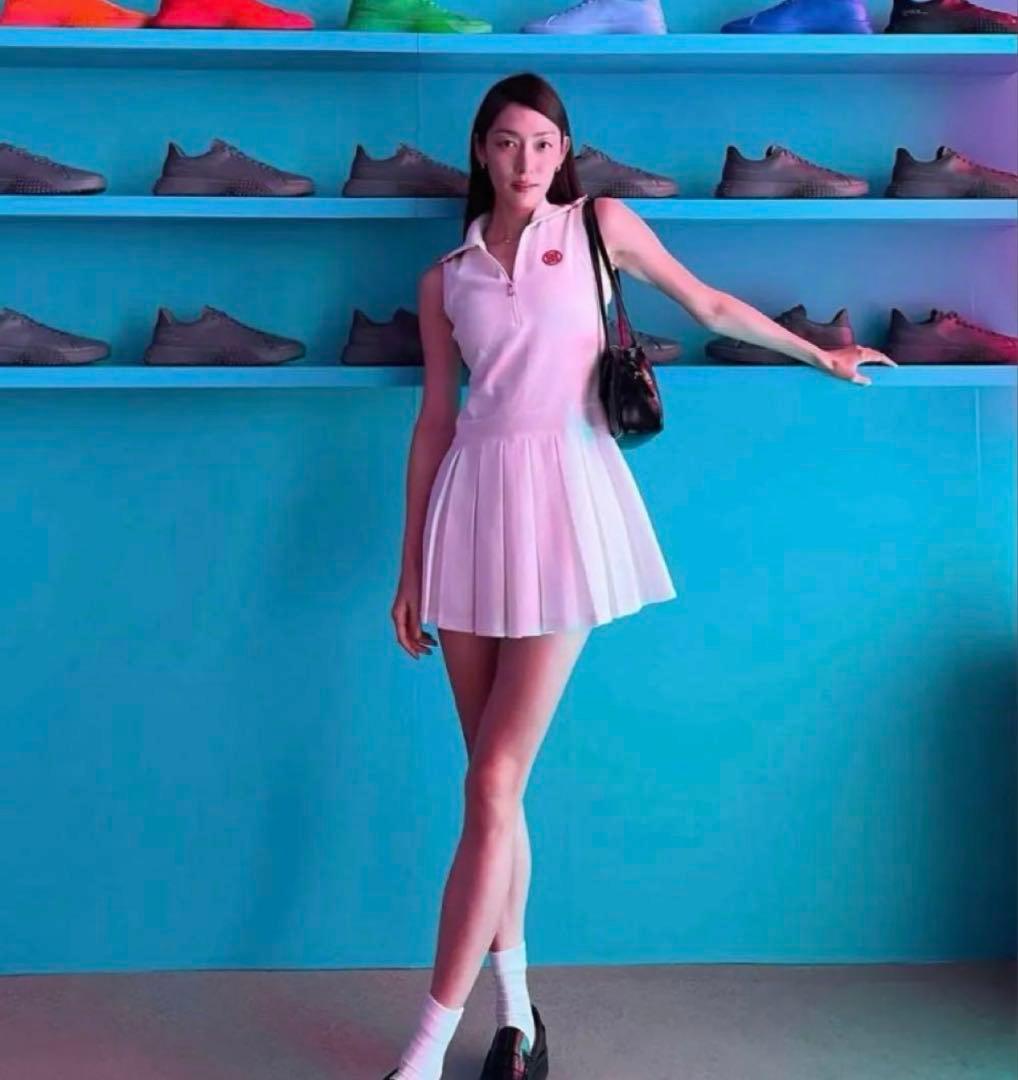 ジーフォア　ワンピース　ネイビー　Mサイズ