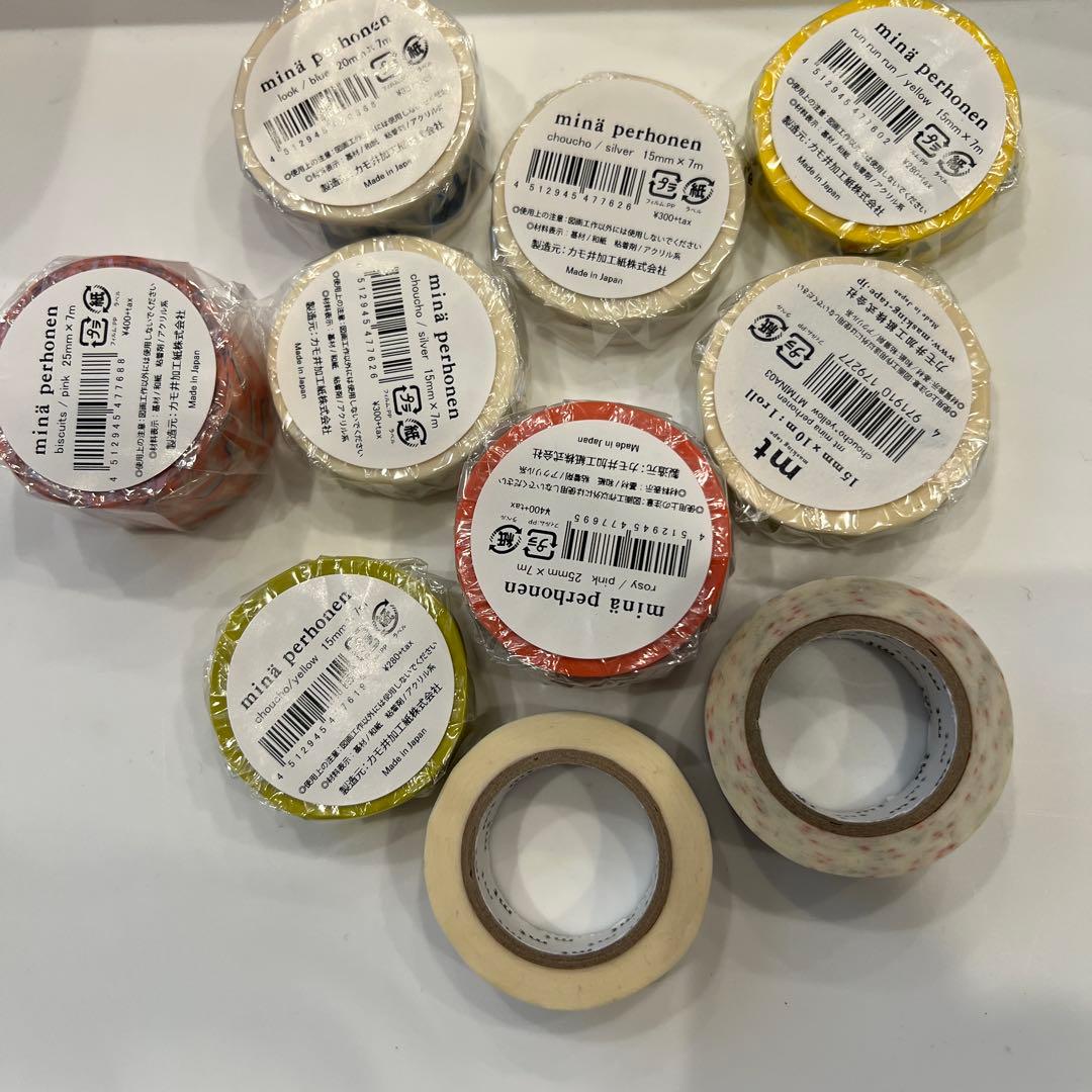 マスキングテープ まとめ売り　ミナペルホネン