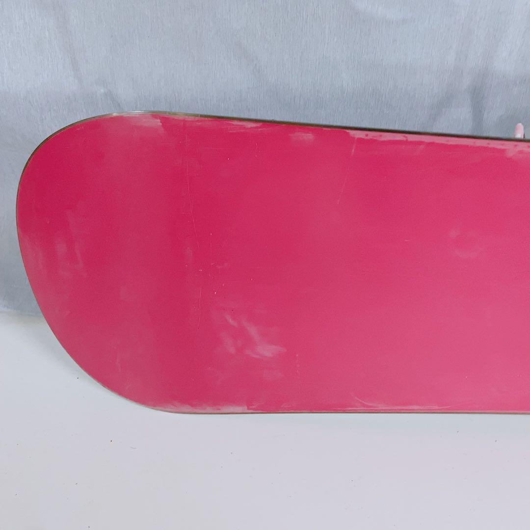 スノーボード 板 スプーン ANGEL ビンディングセット ホワイト ピンク