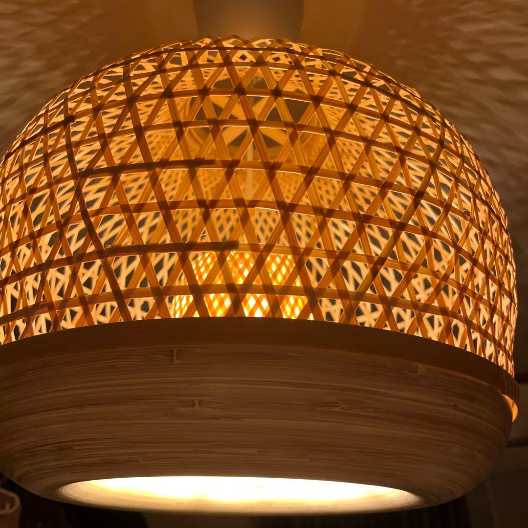 IKEA☆MISTERHULT ミステルフルト ペンダントランプ, 竹