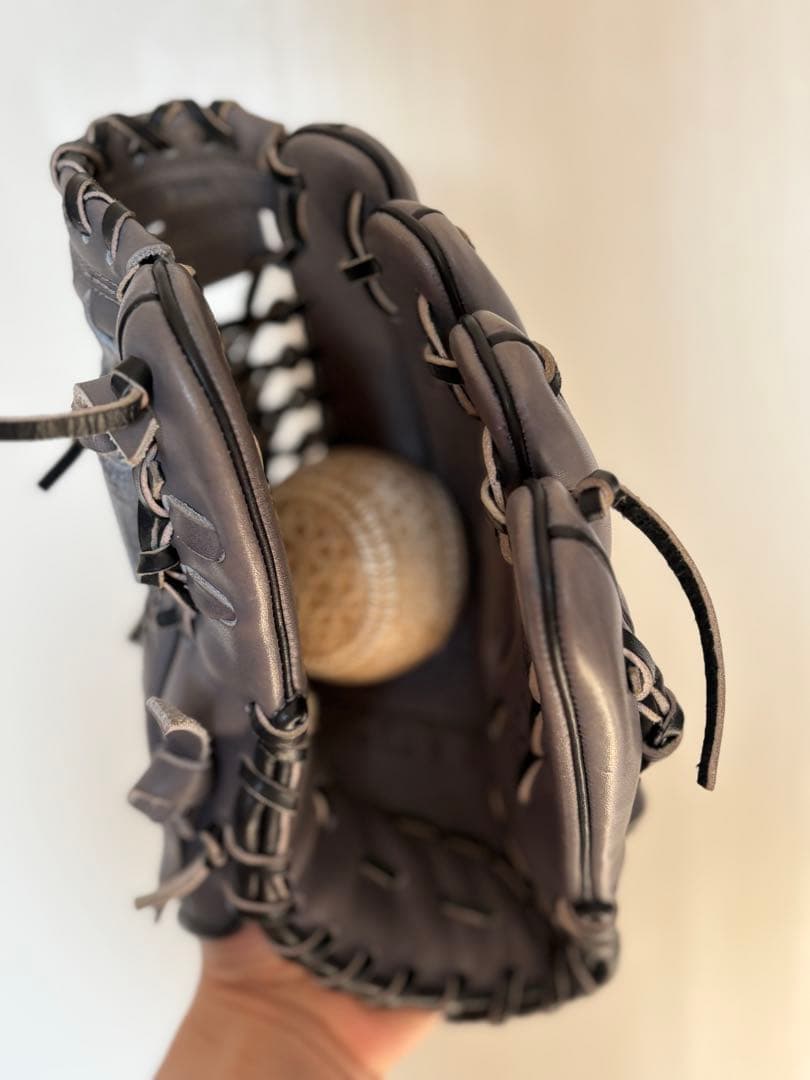 【NPB開幕セール】 ZETT プロステイタス　軟式オーダーグラブ　ダークグレー