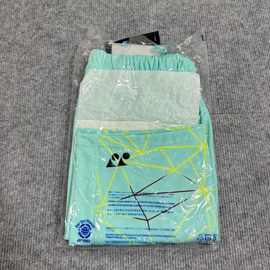 【新品未使用】YONEX ハーフパンツ ミント Oサイズ