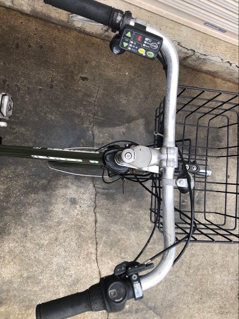 ブリヂストン新機種電動アシスト自転車ハイディ2.26 インチカーキアルミボディー