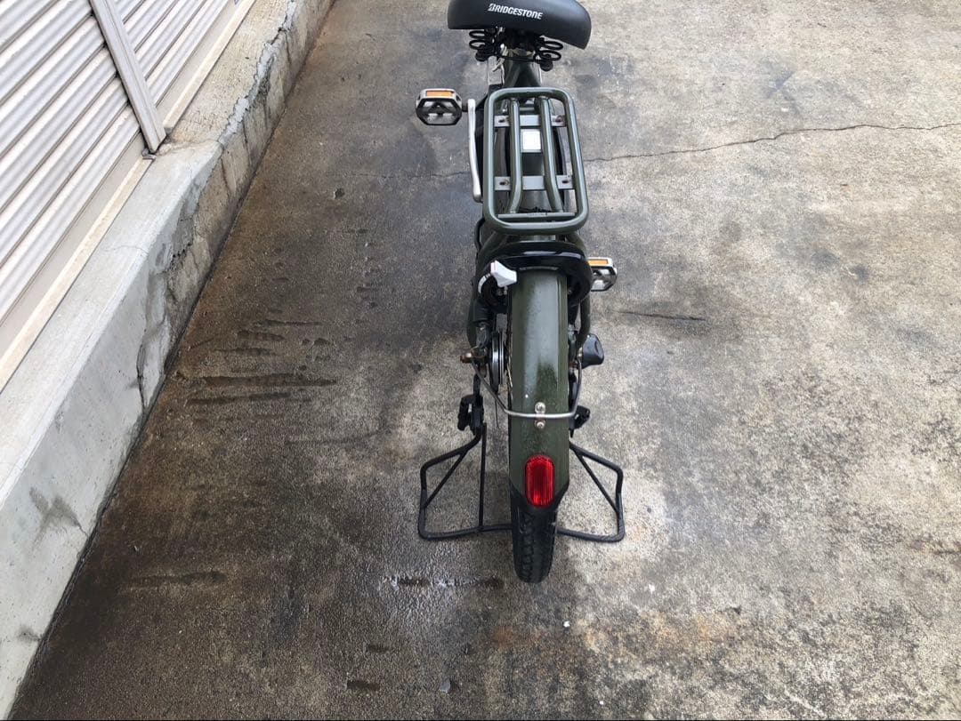 ブリヂストン新機種電動アシスト自転車ハイディ2.26 インチカーキアルミボディー