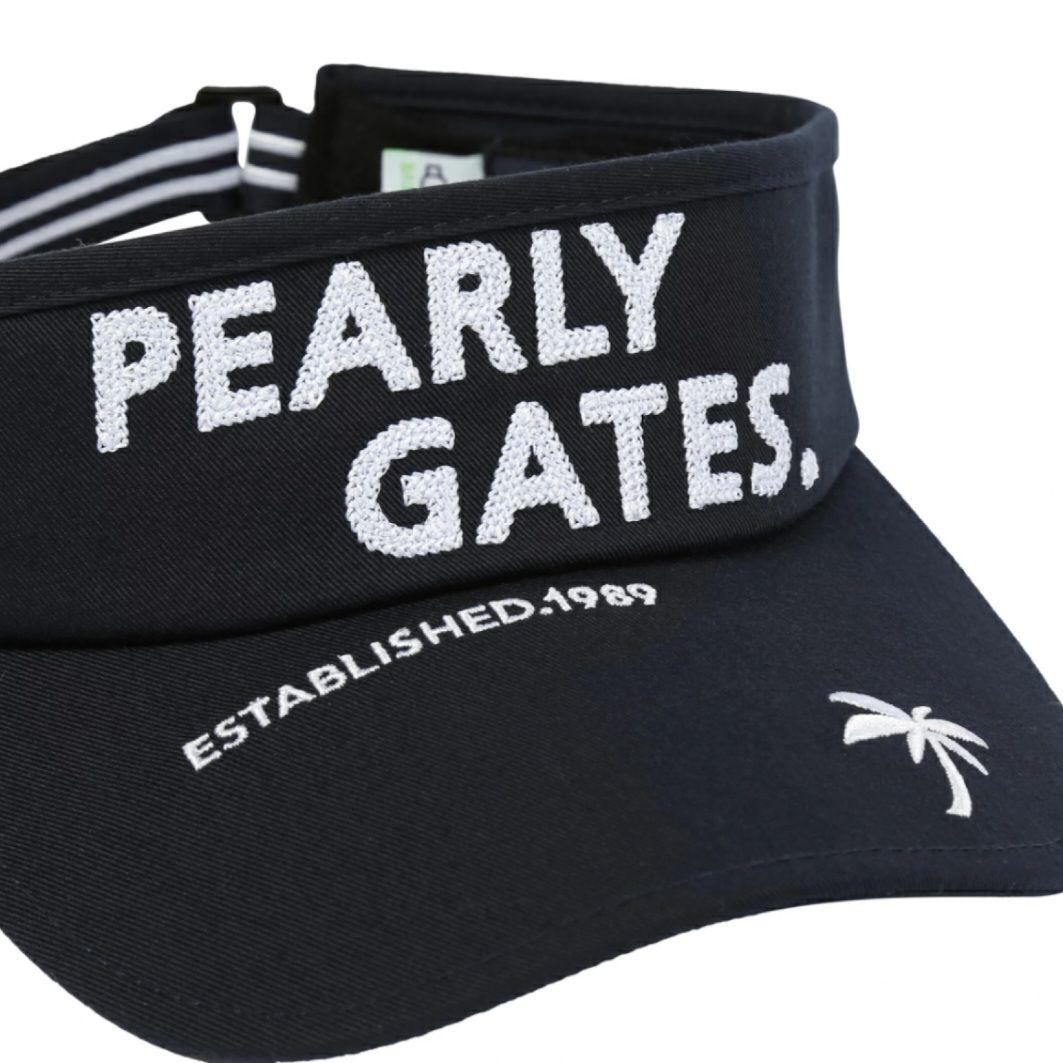 【PEARLY GATES/パーリーゲイツ】リサイクルツイルバイザー ホワイト