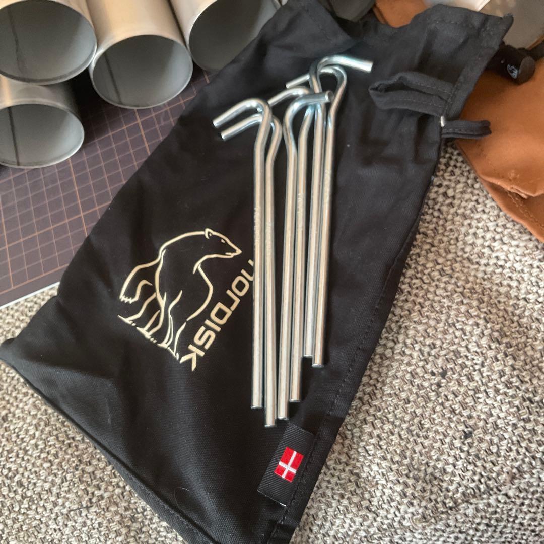 未使用　ノルディスク　TORDEN チムニー パイプセット　薪ストーブ 煙突