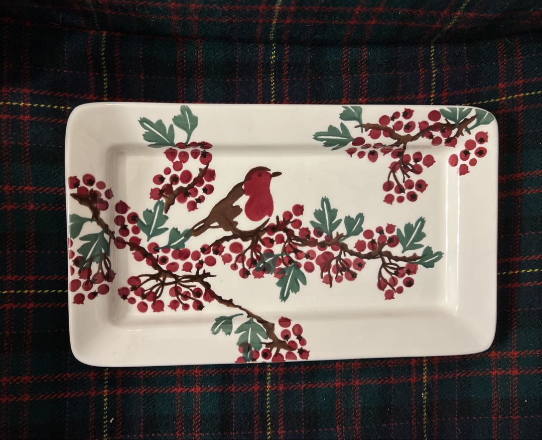 【新品】エマブリッジウォーター　長方形プレート　盛り皿　クリスマス　お正月