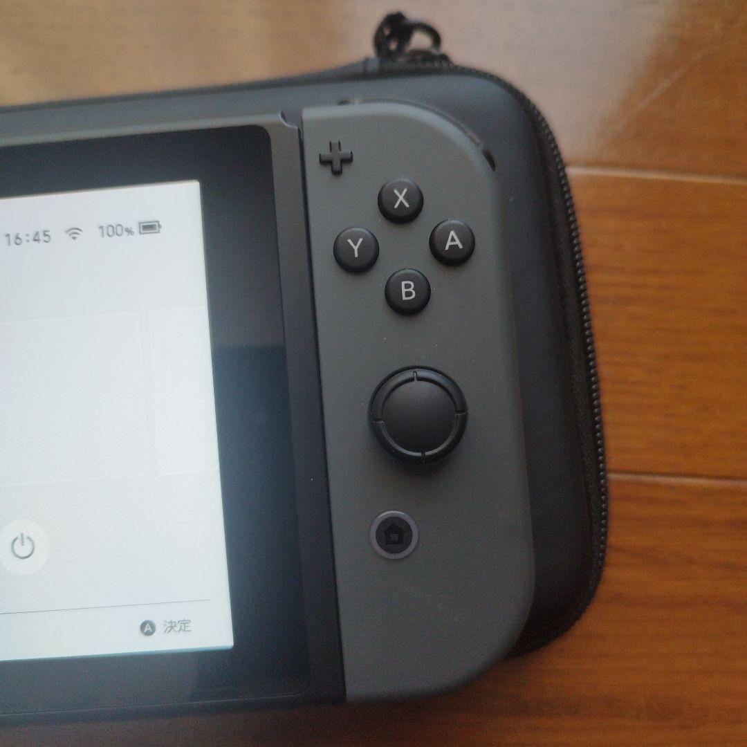Nintendo Switch グレー 本体 元箱＆ケース付き