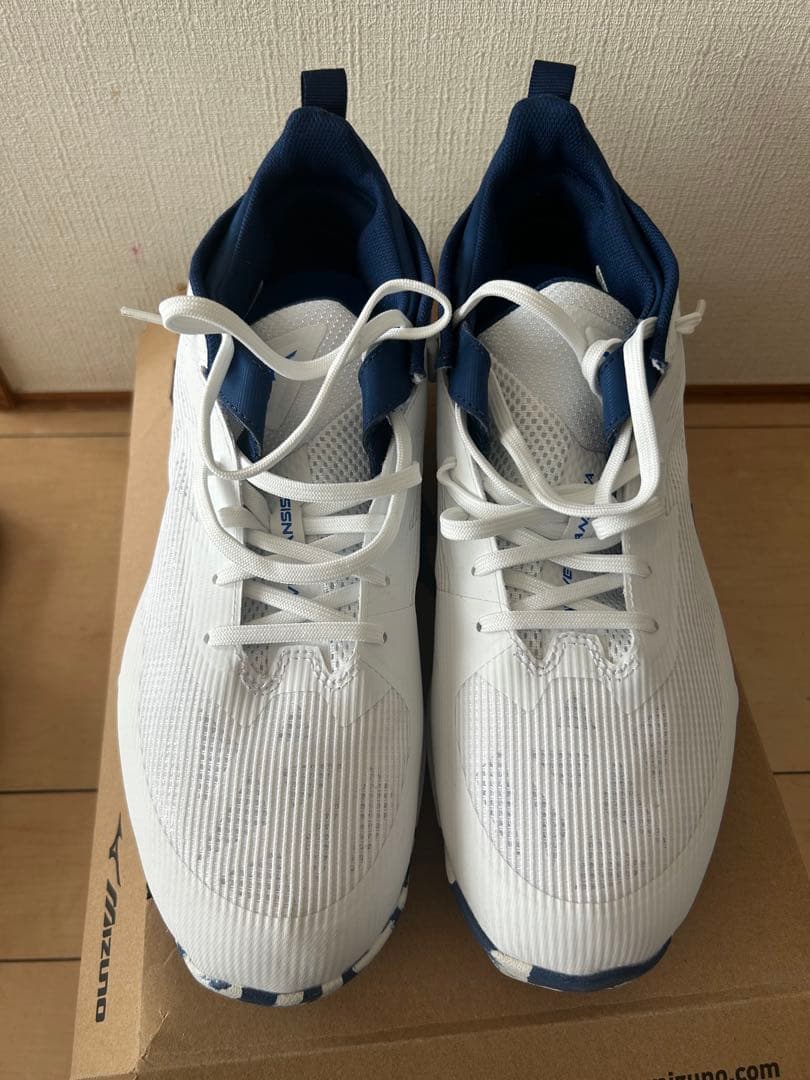 Mizuno ウェーブトランジスタ バスケットボールシューズ ホワイト/ブルー