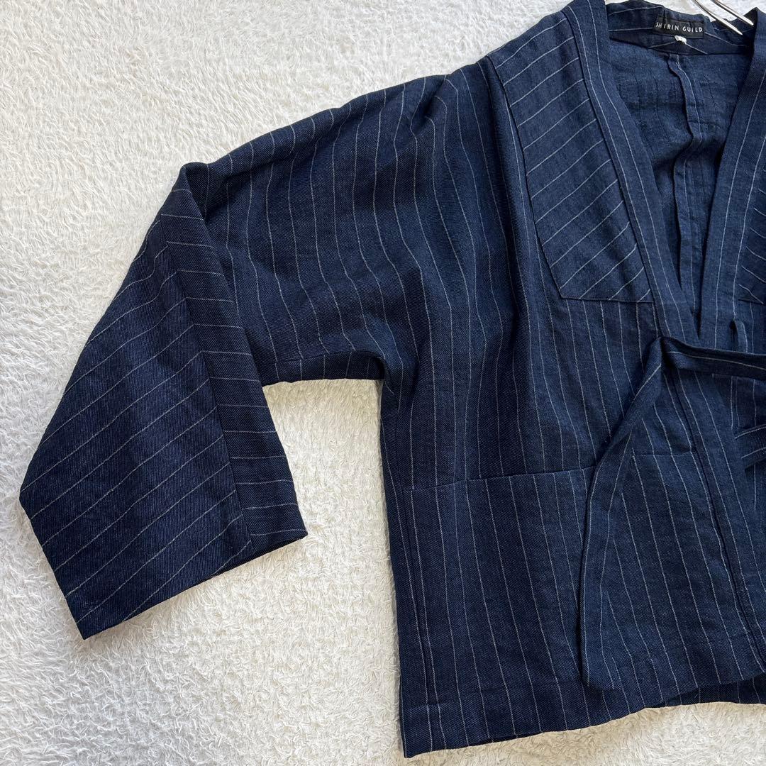 ジャケット・アウター Shirin Guild Indigo Japanese Jacket