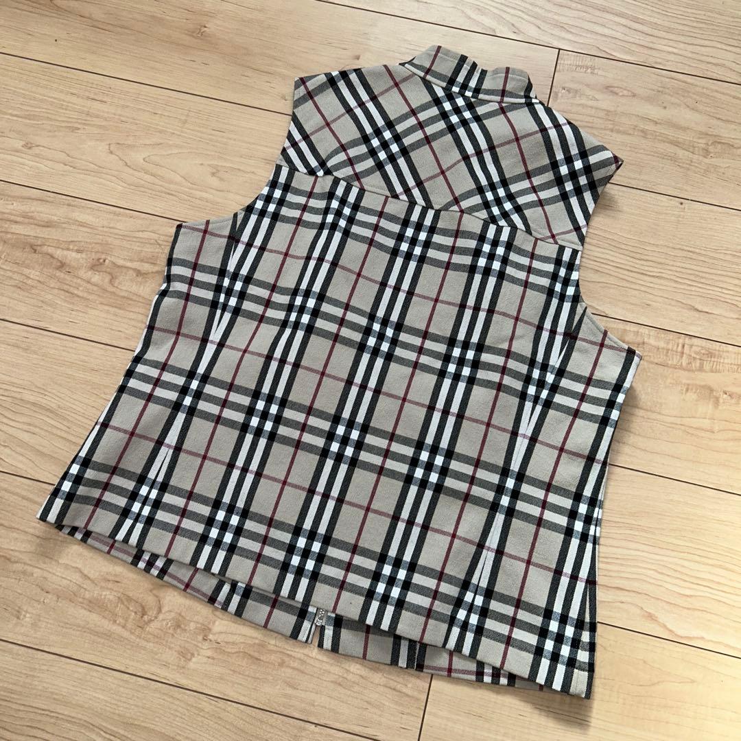バーバリーロンドン　ノバチェック　ベスト　大きいサイズ　15