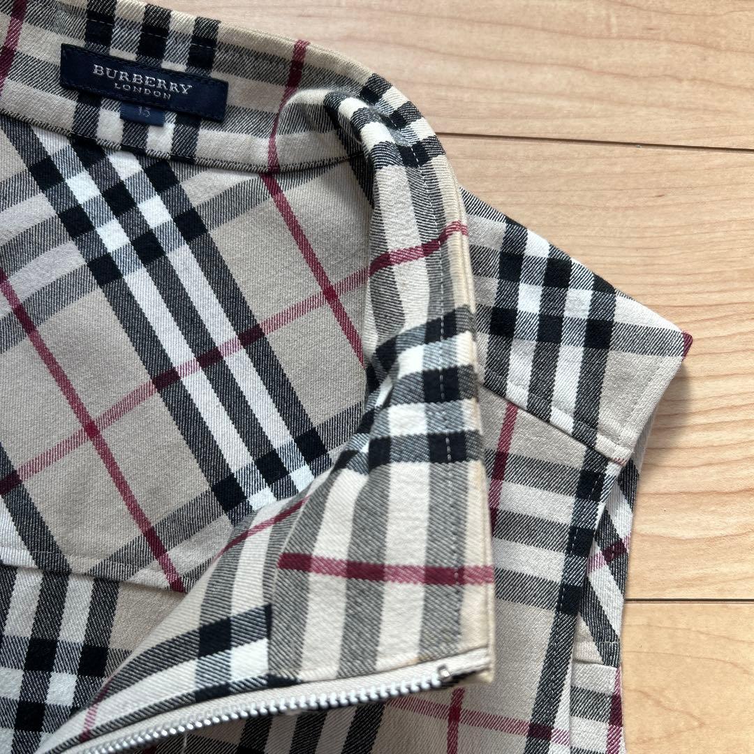 バーバリーロンドン　ノバチェック　ベスト　大きいサイズ　15