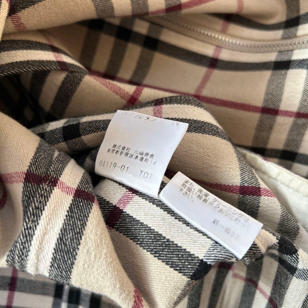 バーバリーロンドン　ノバチェック　ベスト　大きいサイズ　15