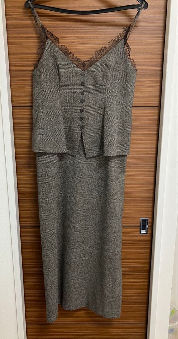 みーこ　JUSGLITTYペプラムキャミジャンスカ ジャスグリッティー