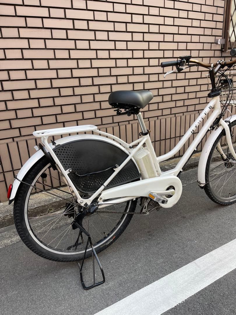 電動アシスト自転車 ホワイト シティタイプ