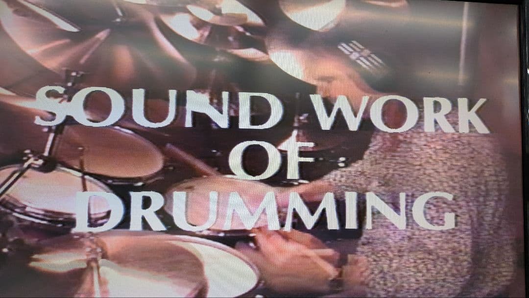 動作確認済 ポール ワーティコVHS サウンドワーク オブドラミング 教則