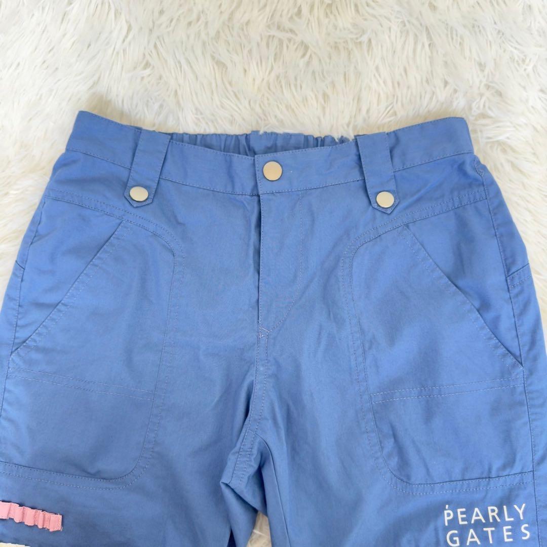 PEARLY GATES✨2way カーゴパンツ　ストレッチ　ロゴプリント