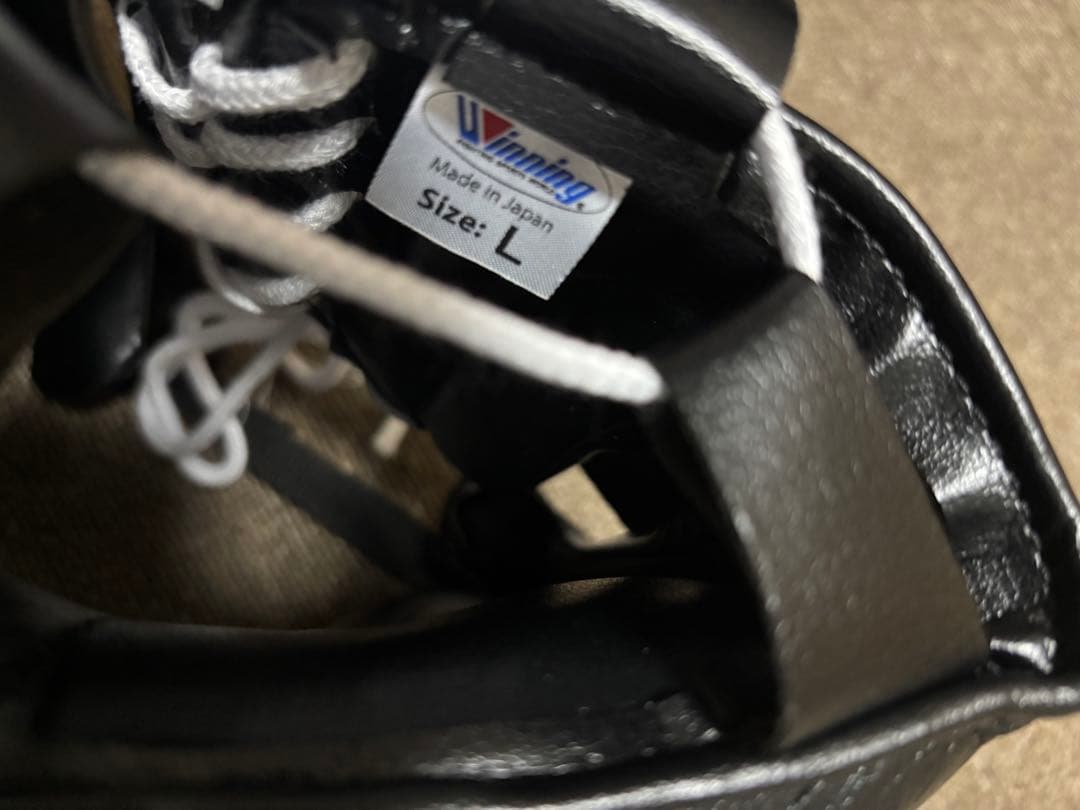 ウイニング　ヘッドギア　黒　Lサイズ