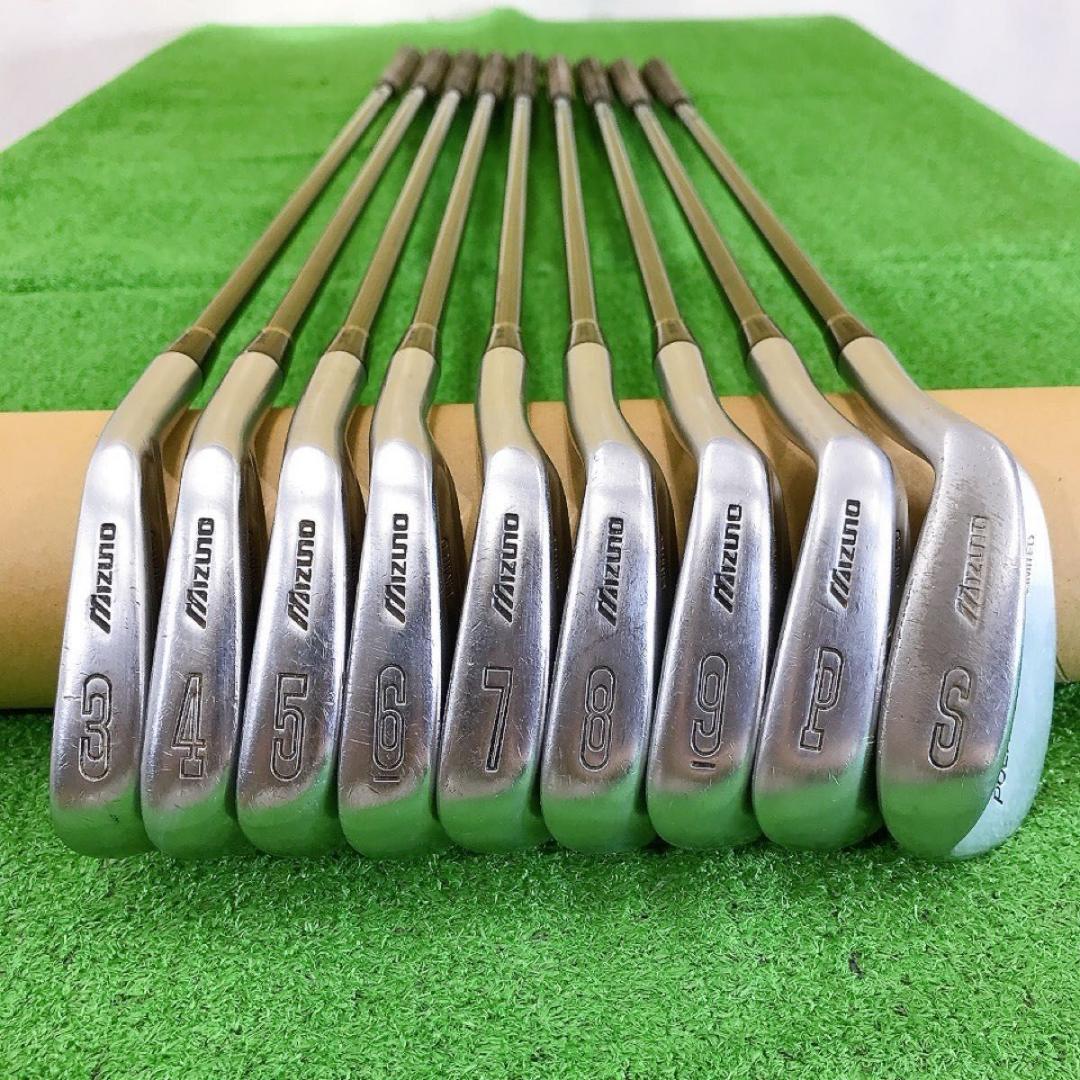 タ37★ミズノ POLARIS 301 LIMITED 9本アイアンセット 名器
