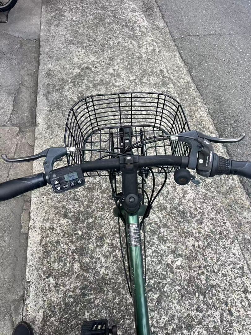519パナソニック電動アシスト自転車　整備済 3ヶ月保証付 バッテリー良好