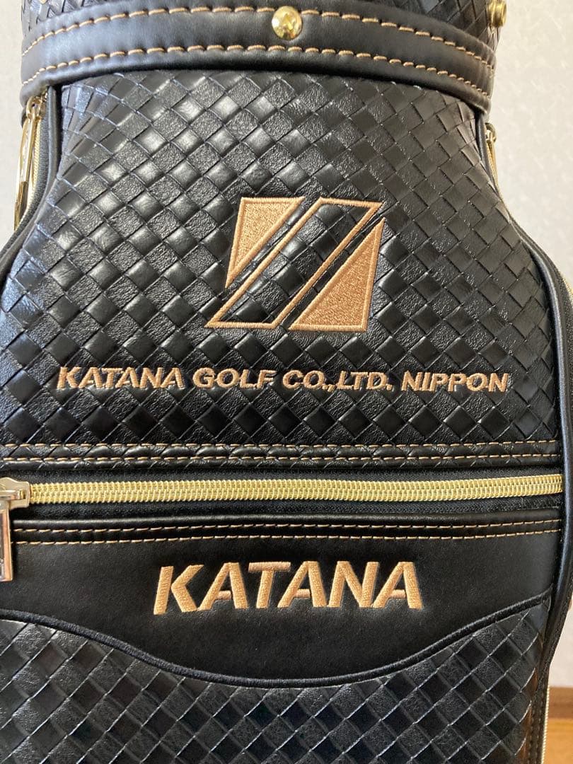 【美品】　カタナゴルフ　キャディバッグ　KATANA黒フード付き