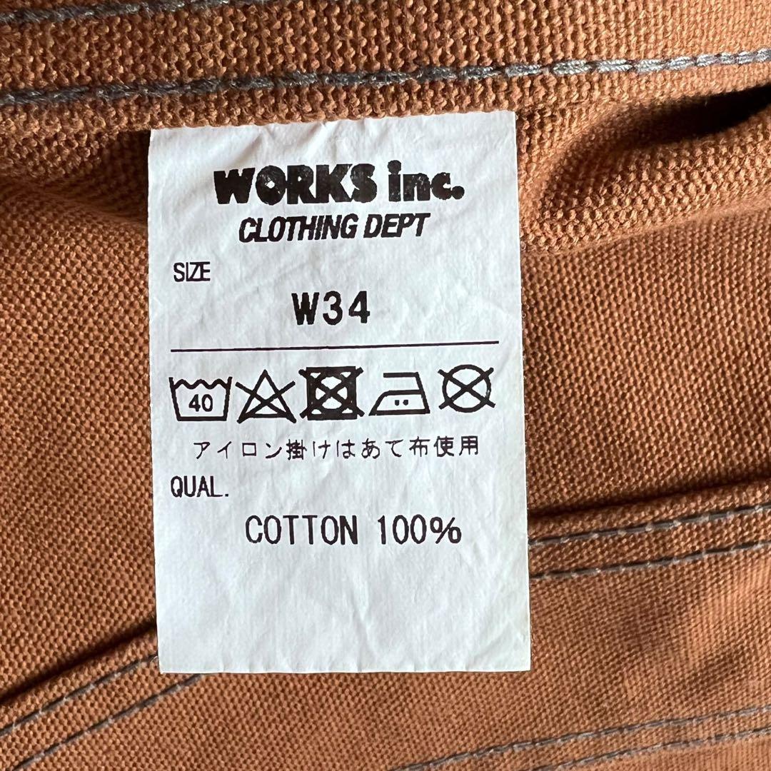 良品 IRON HEART ブラウン ダック トラッカー ジャケット 34