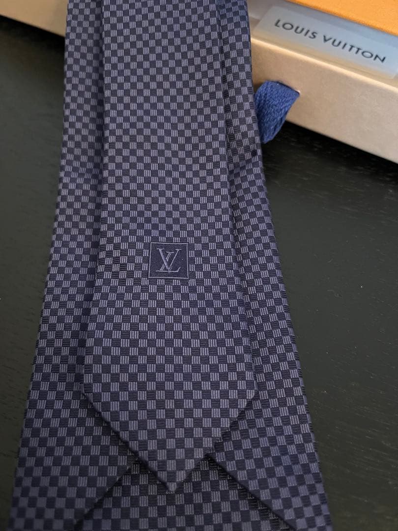 Louis Vuitton ダークネイビー ネクタイ