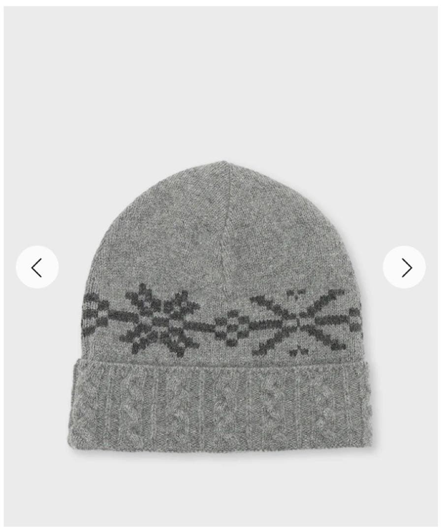 HUNTING WORLD 新品未使用ラムウールマフラー＋ニットキャップセット