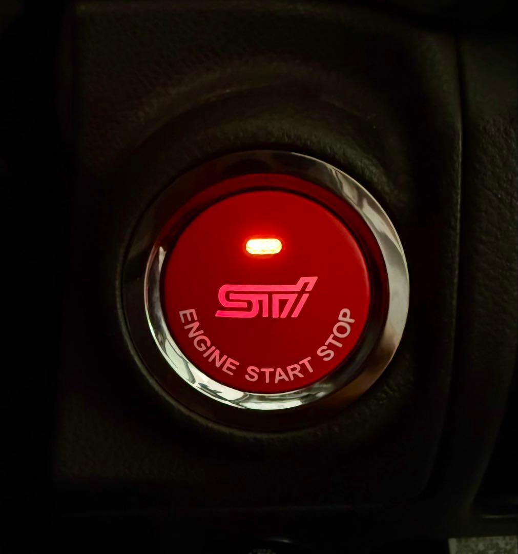 スバル STI プッシュエンジンスタートボタン 美品