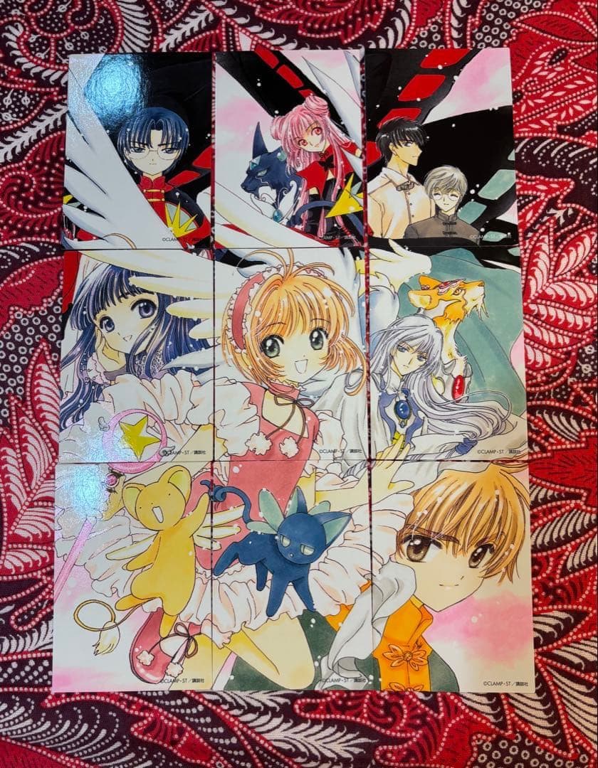 カードキャプターさくら なかよし60周年記念版 全9巻 ポストカード CLAMP