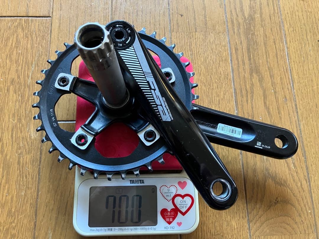 FSA Gossamer Mega 40T 172.5mm BB付 フルセット