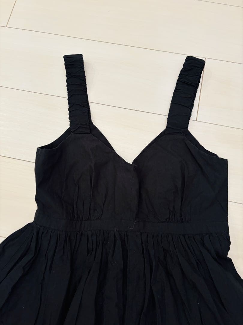 verybrain ワンピース　コットン　黒　tシャツつき