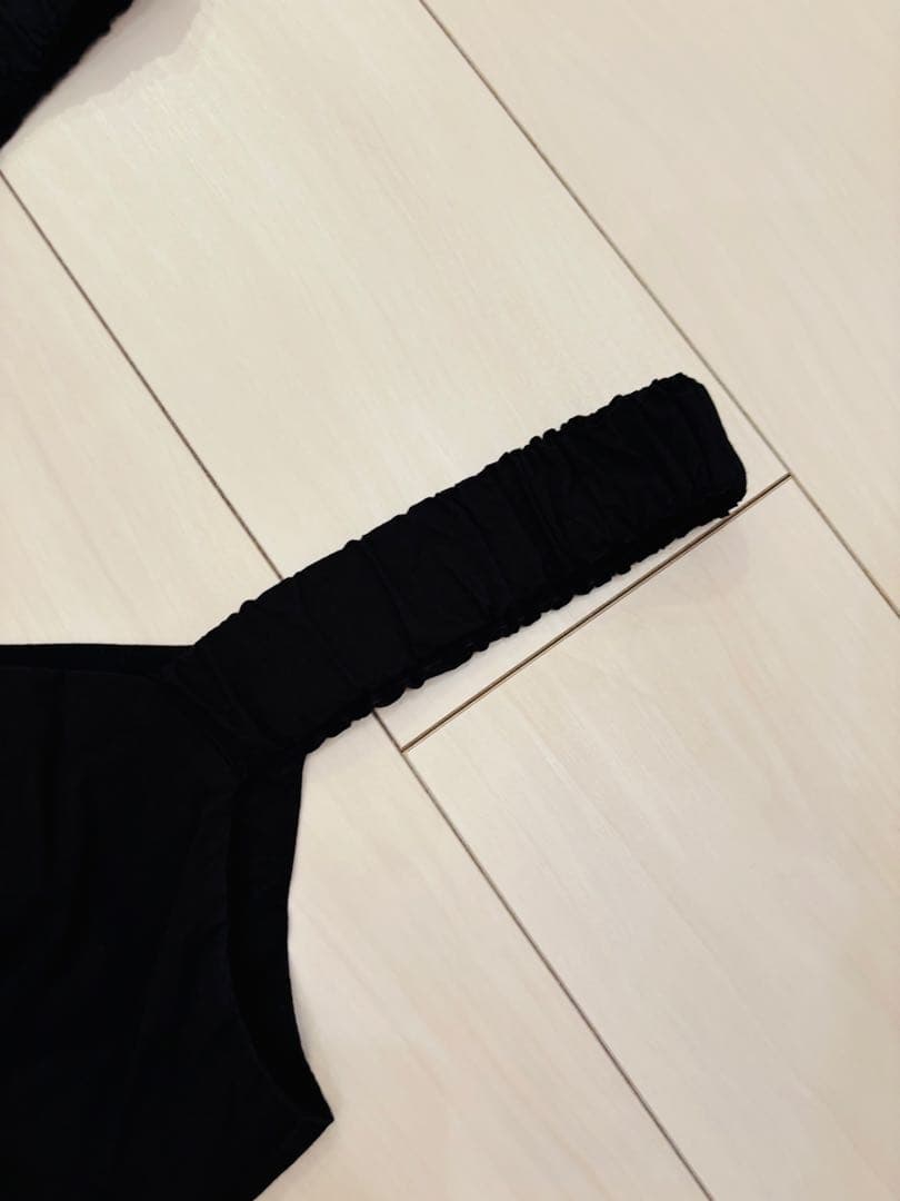 verybrain ワンピース　コットン　黒　tシャツつき