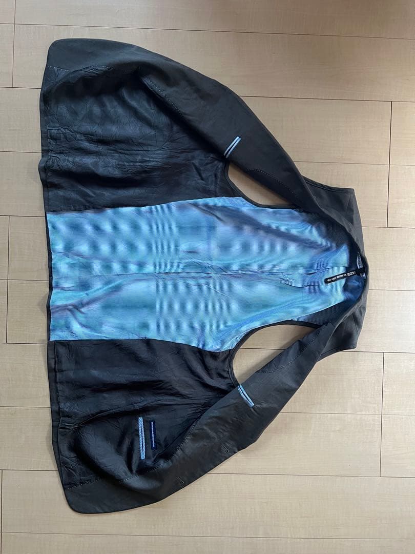 sunny side up フレームワーク別注テーラードベスト　ピンバッジ付き