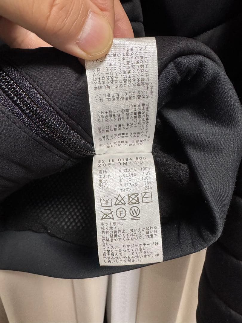 極美品 BEAMS GOLF 中綿ジャケット Mサイズ　2WAY ブルゾン