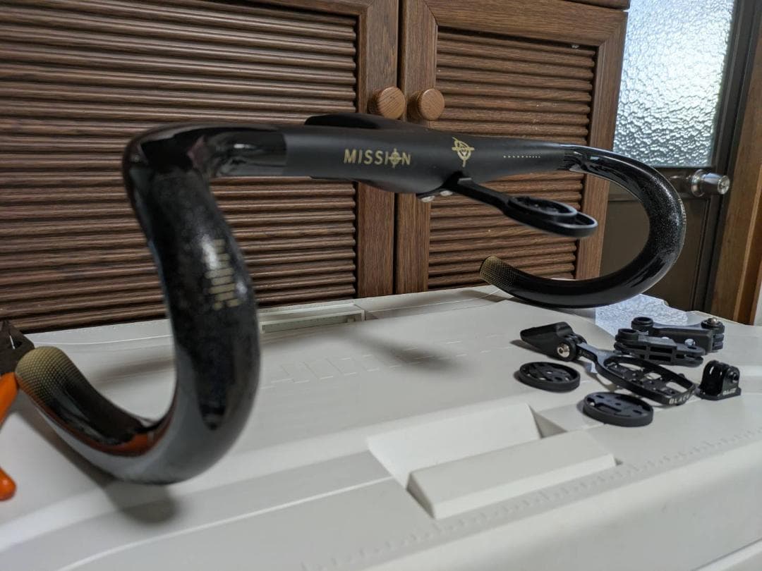 RYET ステム一体型　カーボンハンドル　380mm