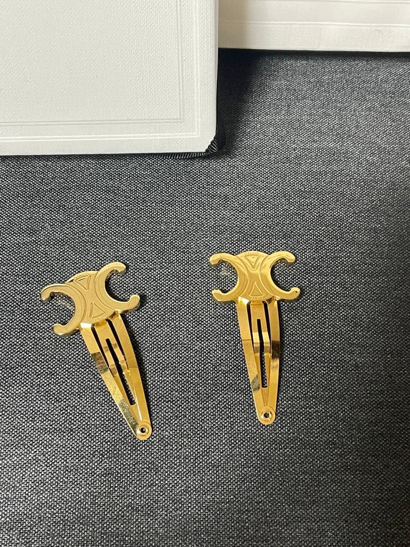 CELINE ゴールド ヘアピン セット