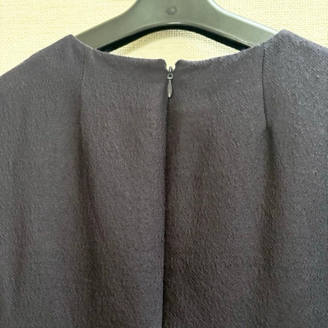 yoshie inaba イナバヨシエ　ネイビー　シンプル　ロングワンピース