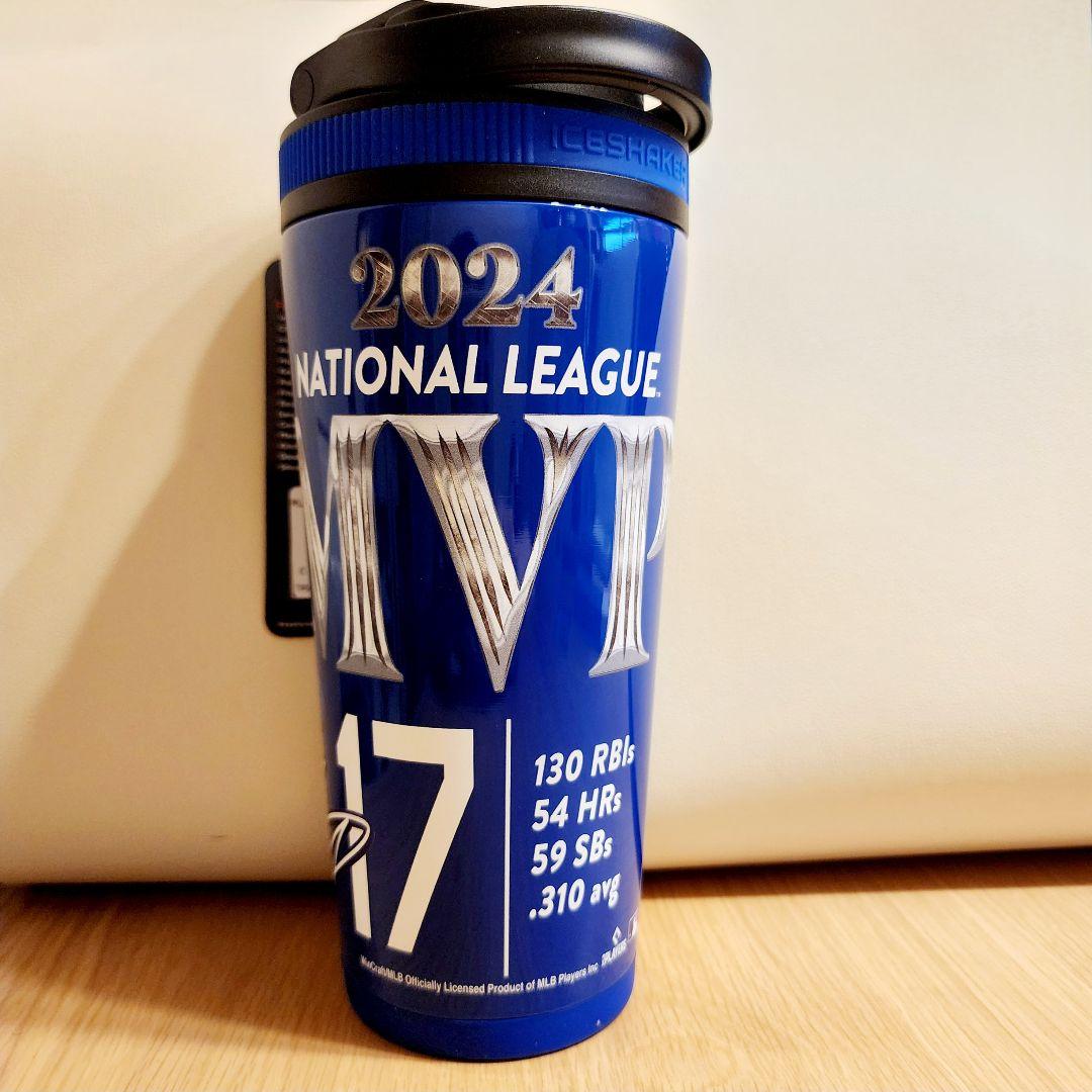 《新品》MLB公式ドジャース 大谷翔平MVP記念 水筒 シェーカー タンブラー