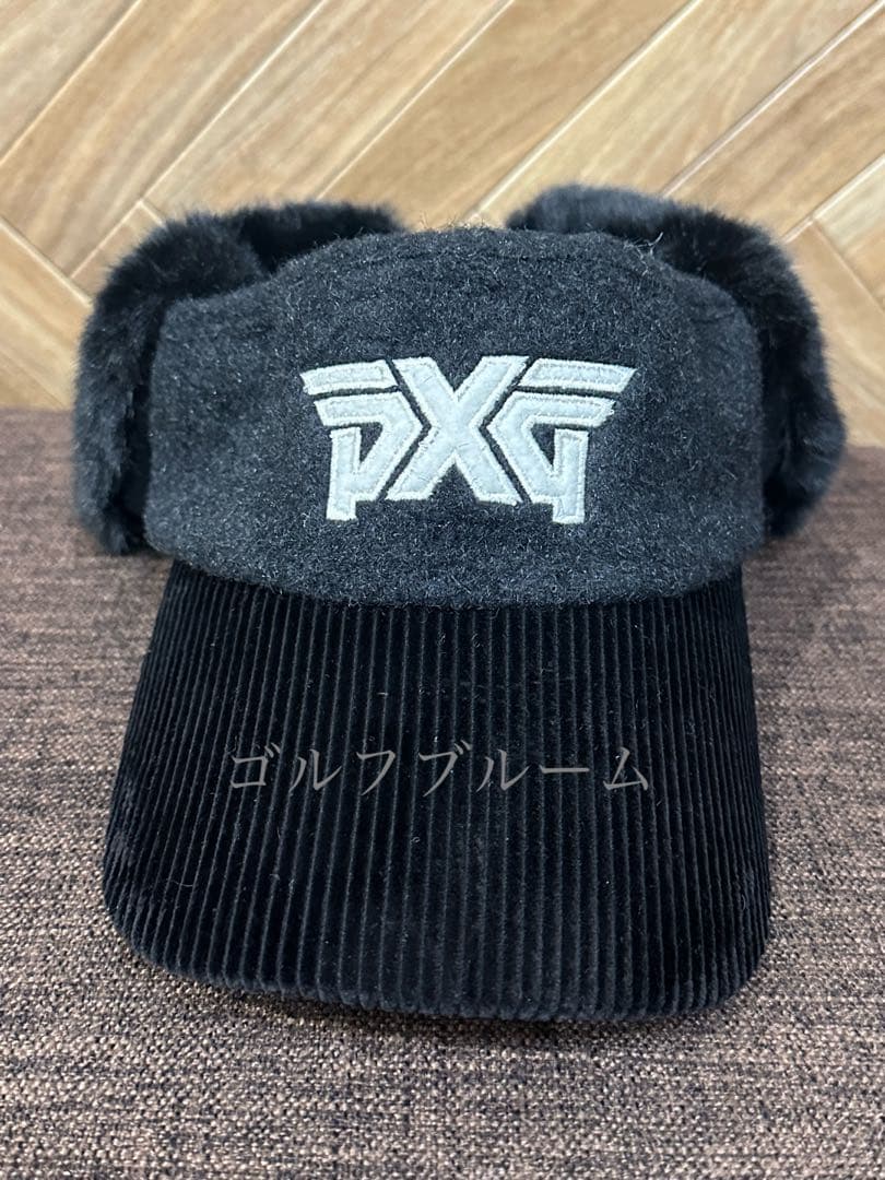 新作☆新品未使用韓国PXGレディースモコモコサンバイザーブラック