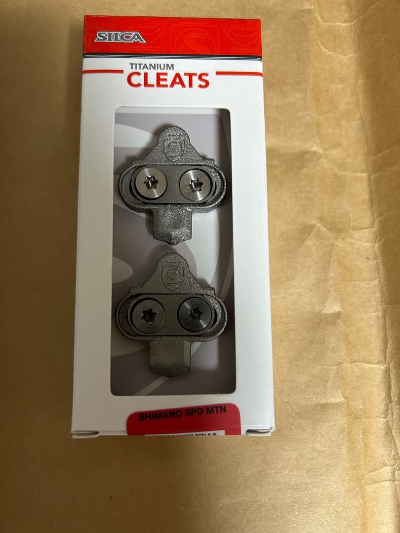 SILCA 3DプリントTi クリートキット シマノ SPD ペダル用