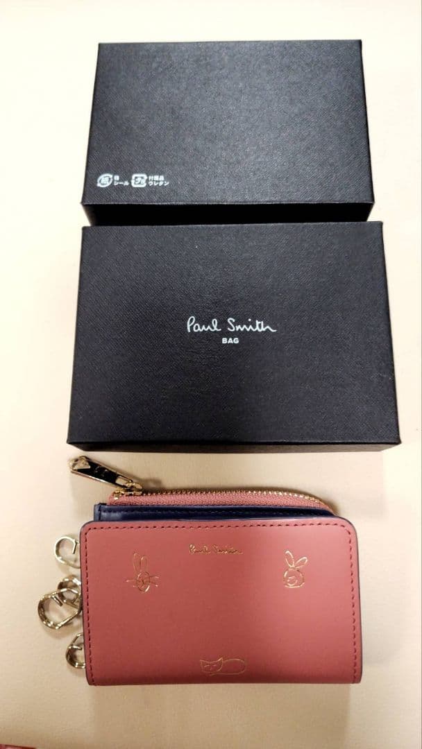 ポールスミス4連キーケース　ミックスドゥードゥル　小銭入れ