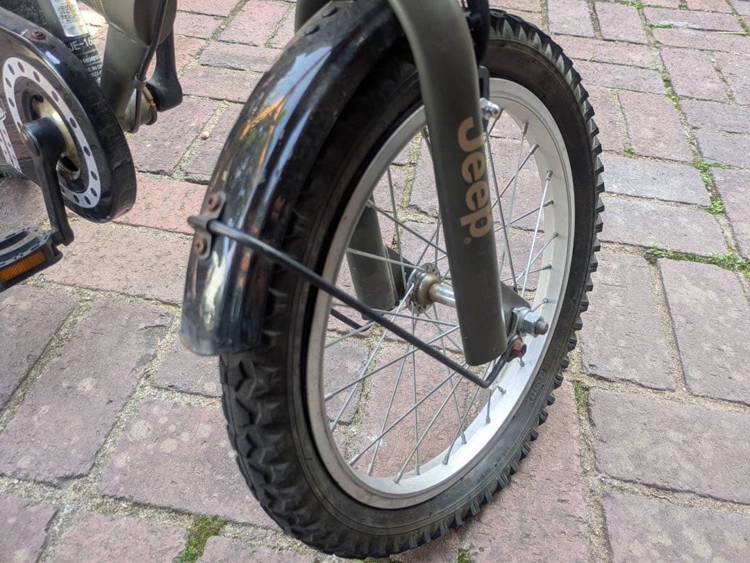 Jeep ジープ　子供用自転車 16インチ 身長95cm 以上　オリーブ　緑