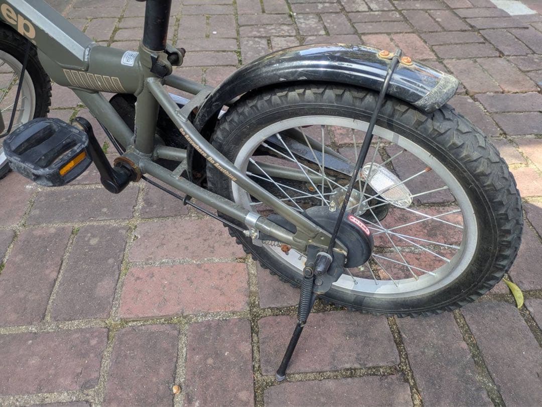 Jeep ジープ　子供用自転車 16インチ 身長95cm 以上　オリーブ　緑