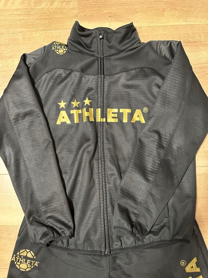 ATHLETA ブラック ジャージ 上M、下L