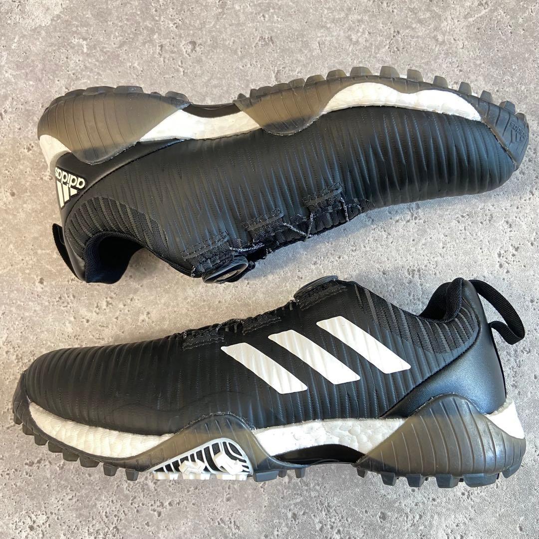未使用級✨ adidas アディダス BOA ゴルフシューズ 25.5cm 黒
