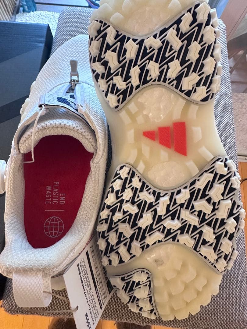 adidas カオスBOA 22ゴルフシューズ ホワイト