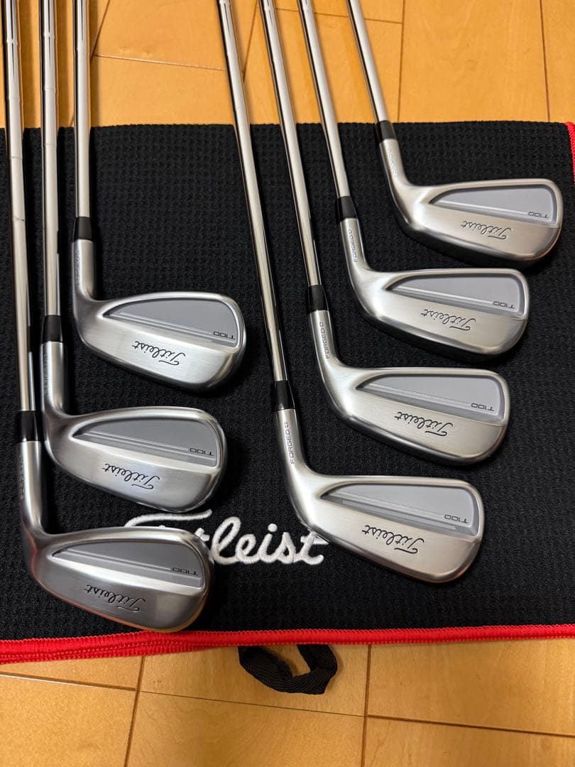 タイトリスト　T100アイアン　2025年 DG x100 EX 7本セット